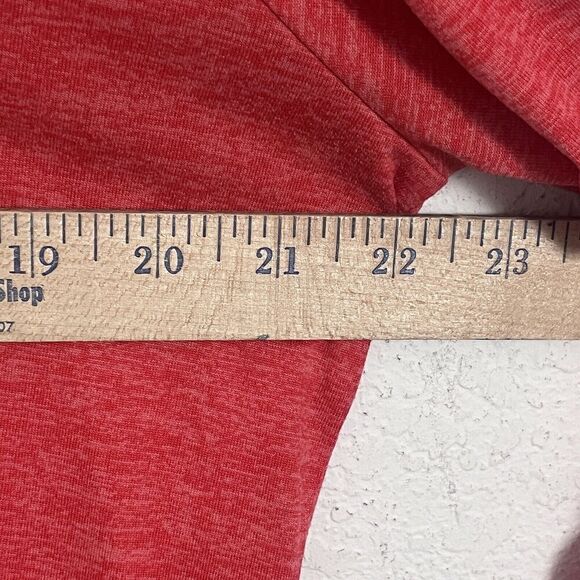 Nike Dri Fit Coral Pink Hooded Athletic Workout Pullover Shirt Women Sz XL - Picture 5 of 8